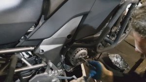Kawasaki KLZ1000 Versys замена сцепления