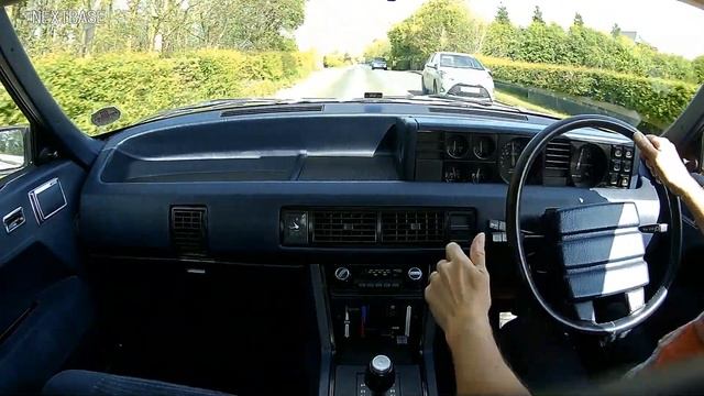 Rover SD1 V8 Drive Driveout Onboard Footage Fast