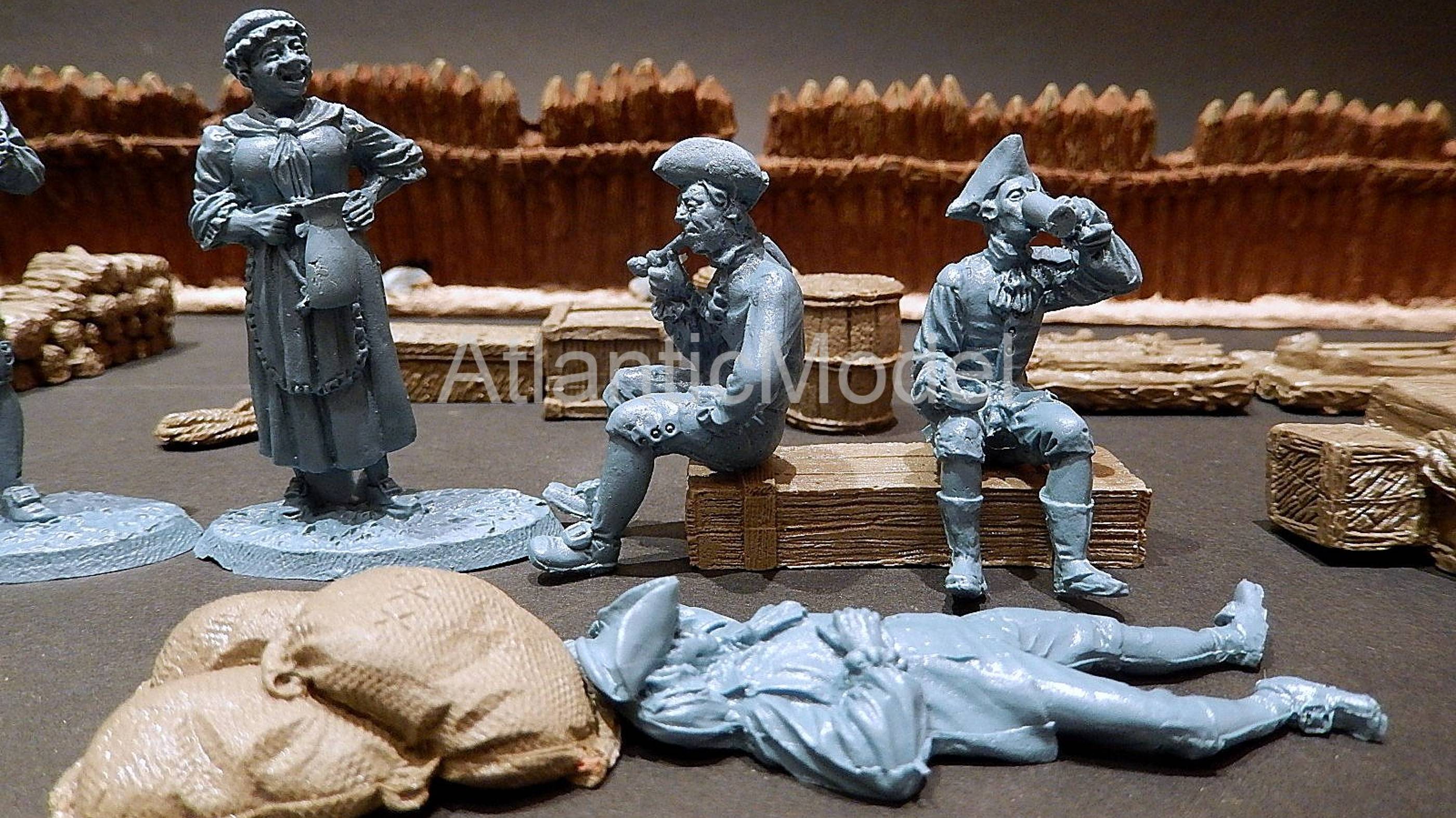 солдатики Barzso лагерь Американских ополченцев набор 13 фигур 7 поз смотреть онлайн