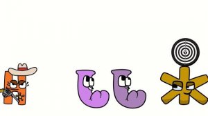 RALR Ж vs Belarusian Alphabet Lore Ж vs New Spanish Alphabet Lore J&H vs English Alphabet Lore J