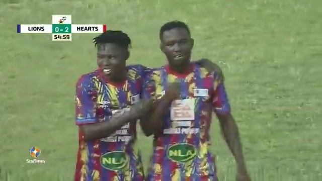 Agyenim Boateng's Super goal for Hearts of Oak against Accra Lions in the GPL WK26 смотреть онлайн