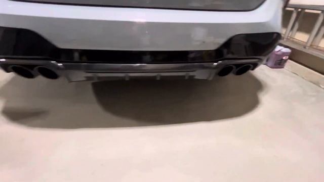 2022 BMW X3M rear carbon diffuser смотреть онлайн