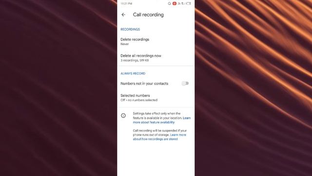 infinix Hot 8 Call recording setting features Automatic & Manual смотреть онлайн