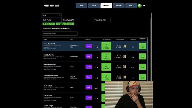 LIVE SHOW! TOP PLAYER PROPS TODAY! BETR , PRIZEPICKS , UNDERDOG AND MANY MORE! PROPS MADE EASY TOOL смотреть онлайн