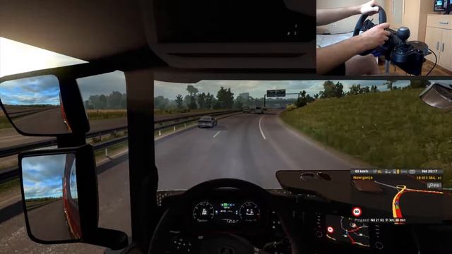 Euro Truck Simulator 2 - Nantes-Rennes - Liny stalowe/Logitech G29/Shifter смотреть онлайн