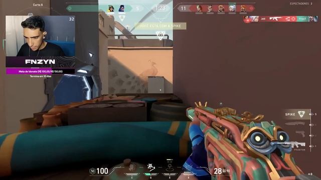 Joguei Com Um Proplayer da SENTINELS! (confia 👍) - Valorant | Fnzyn смотреть онлайн