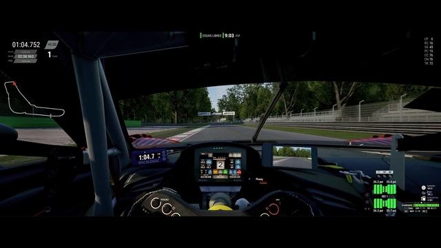 Assetto Corsa Competizione FERRARI 296 GT3 MONZA смотреть онлайн