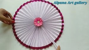 Бумажный веер! Изготовление бумажных вееров! Поделки своими руками!