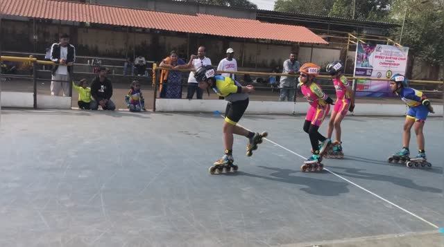 Inline Speed Skating International Competition in India. Международные соревнования в Индии 2024. смотреть онлайн