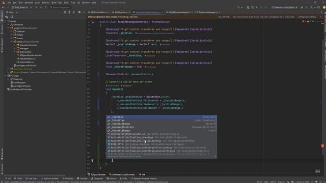 How to Make a 3D Space Shooter Game in Unity - Tutorial Part 3 смотреть онлайн