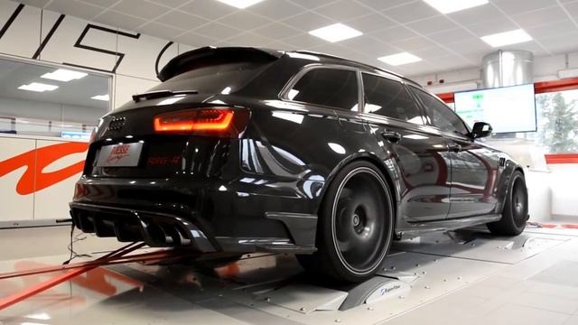 Audi RS6 C7 ABT 700hp Acceleration & Brutal Sound смотреть онлайн
