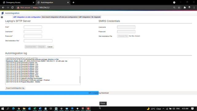 Ericsson Baseband 5216, 5212, 6630 Configration Restore & Integration / Easiest Way