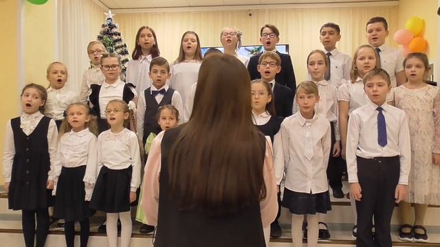 Весёлый фломастер - хор младших классов смотреть онлайн