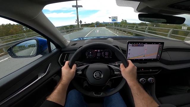 2024 Škoda Kodiaq (new Generation) | POV Test Drive On District Roads, Highway + Travel Assist