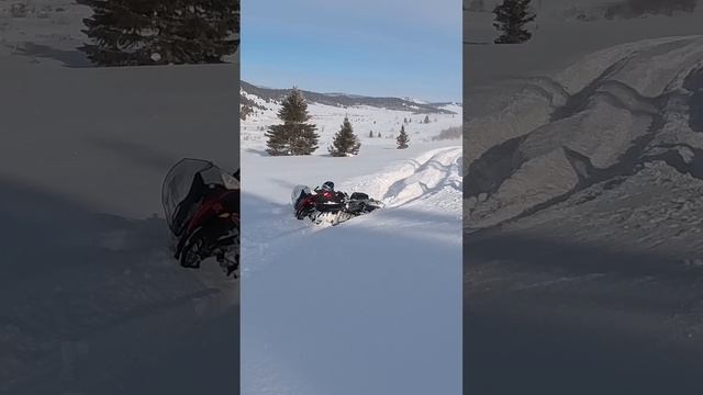 День лопаты! Снегоходные путешествия на Алтае I Аренда снегоходов I ROCKY TRAVEL #snow #snowmobile смотреть онлайн