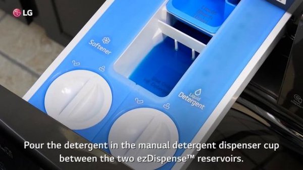 LG Washer ezDispense™ - How to Use the Manual Dispense Function on the ezDispense™ Washer