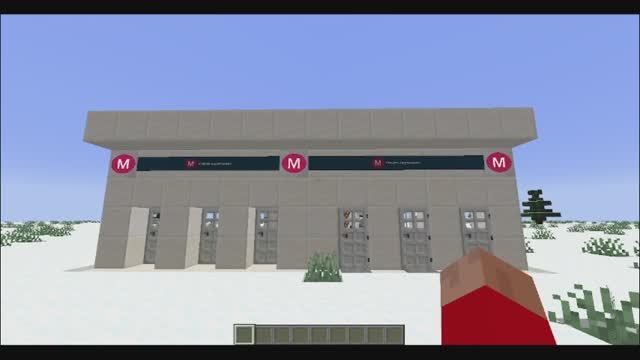 Обзор моей новой станции метро в Майнкрафте