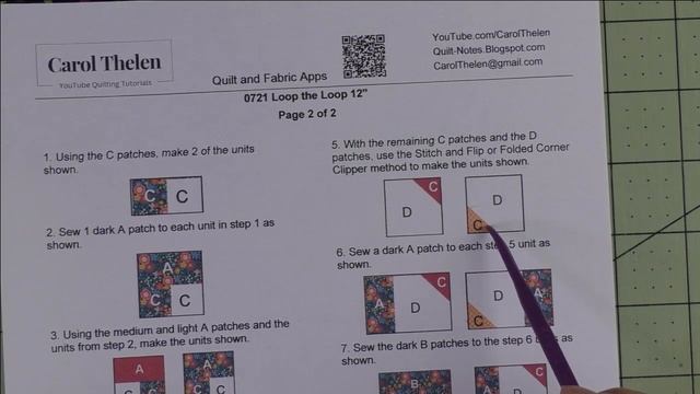 0721 Loop the Loop Jelly Roll Quilt Tutorial | Block of the Day 2023 | Jelly Roll Beginner Quilt смотреть онлайн