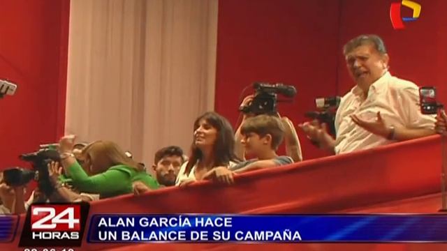 Alan García hace un balance de su campaña смотреть онлайн