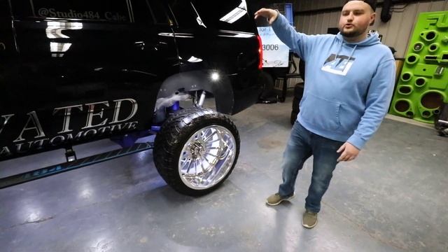 Check Out This 12" Lifted Chevy Tahoe Build! смотреть онлайн