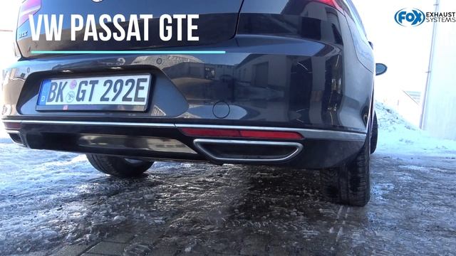 VW Passat GTE FOX Exhaust Systems смотреть онлайн