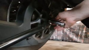 #Yamaha Road Star #XV1600/XV1700. Снятие заднего колеса