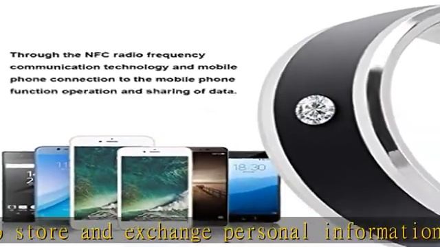 Smart Ring, NFC Multi-Function Smart Rings Magic Wearable Device Universal for Mobile Phone, Connec смотреть онлайн