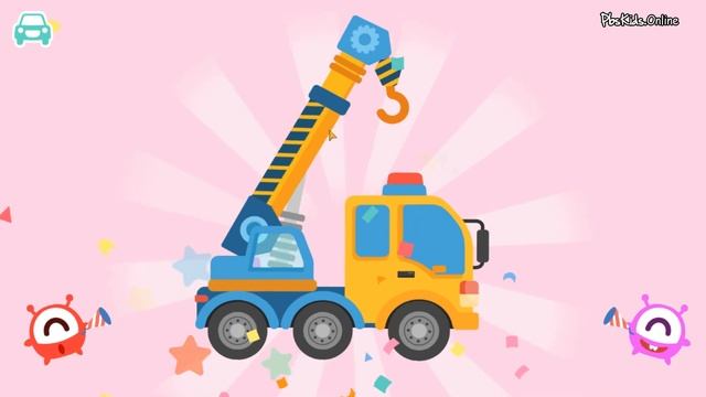 Car Truck, TANK, CRANE - Smart Kids - Play Games - The Educational Games Of Candybots