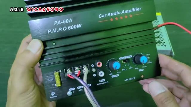 Cobain Amplifier Subwoofer PA 60A Tenaga Besar Bisa Getarkan Plafon Rumah Kalian