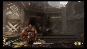 God of War, бой с валькирией Гюннр (first fight with Valkyrie )
