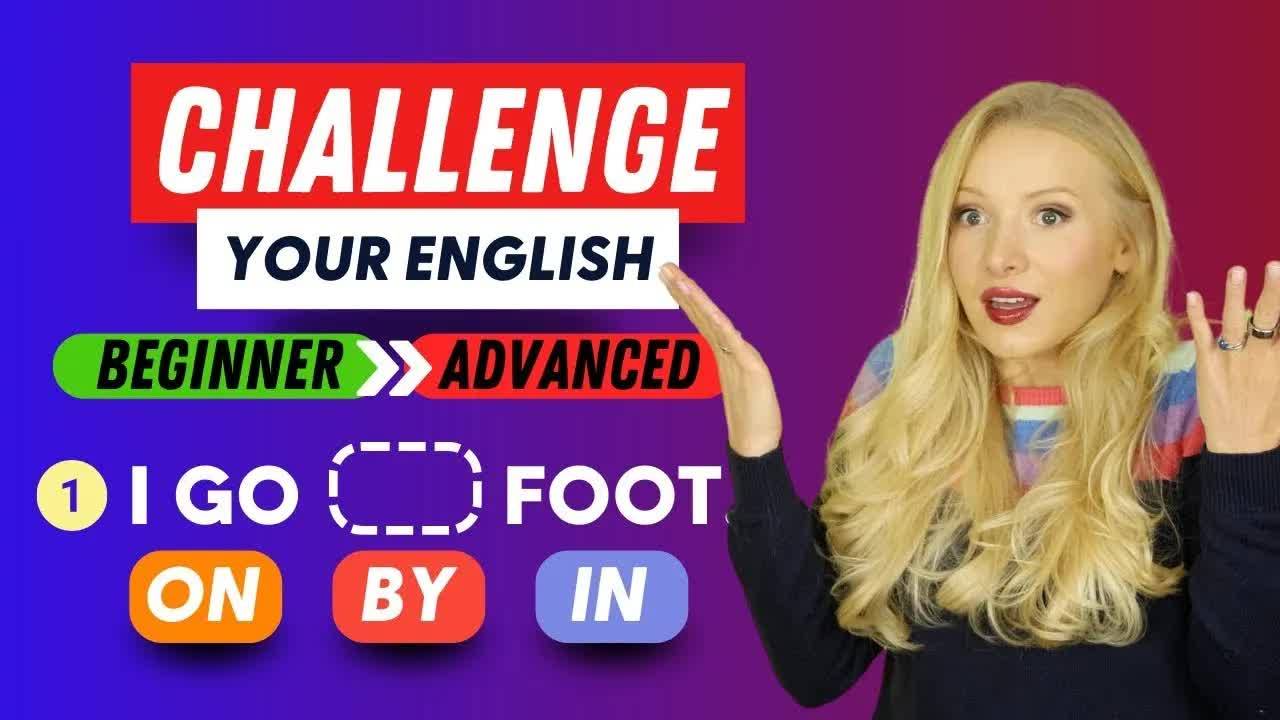 🍿 Can you pass this prepositions test? (Beginner to Advanced) смотреть онлайн