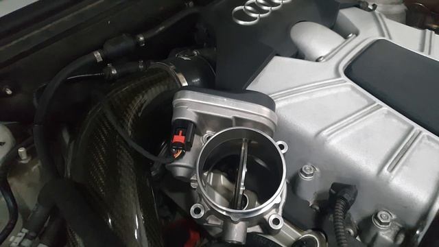 Audi 3.0TFSI Hemi 80mm throttle body adaptation смотреть онлайн