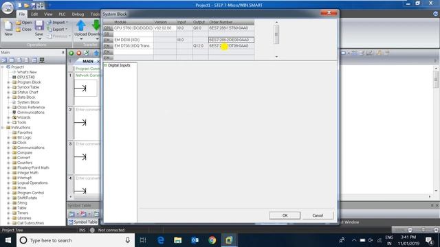 Creating new project in microwin smart S7 200 смотреть онлайн