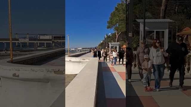 АДЛЕР "Южное взморье" набережная. смотреть онлайн