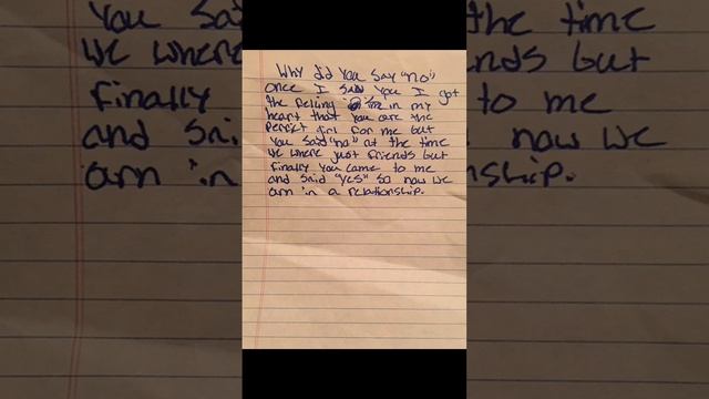 Why did you say no, lyrics смотреть онлайн