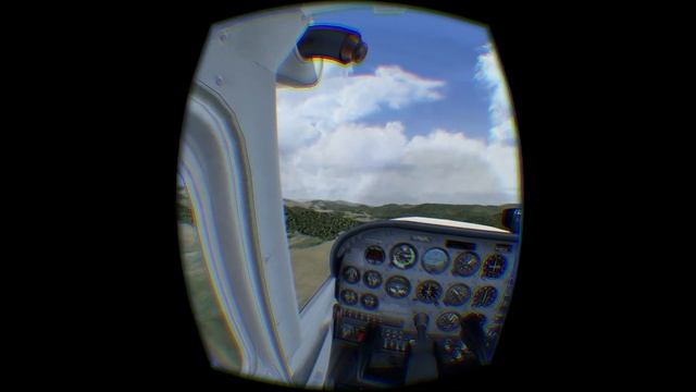Oculus Rift DK2 Cessna 172 in Prepar3D TAKEOFF and LANDING смотреть онлайн