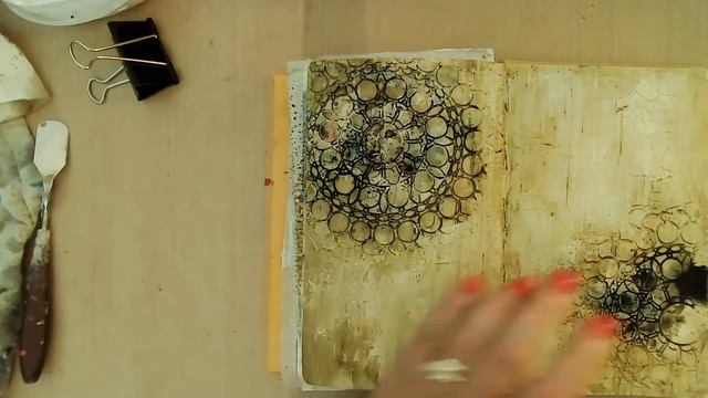 Art Journal Spread - Using Infusion Pigment Powders - Fly Free смотреть онлайн