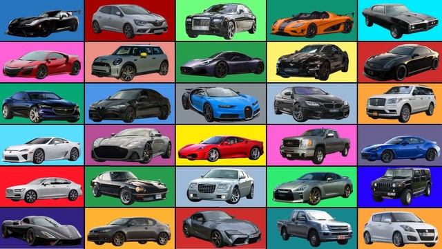 Famous Car Brands With Examples Of Famous Models смотреть онлайн