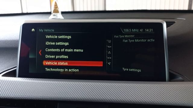 BMW X1 F48 Tyre Pressure Reset  L วิธีรีเซ็ทลมยาง X1 F48  Idrive6 2018 ขึ้นไป By P24Garage