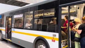 Автобус ЛиАЗ-5292.65-03 2024 следует по маршруту 367п ”м. Домодедовская - ЖК Пригород Лесное”