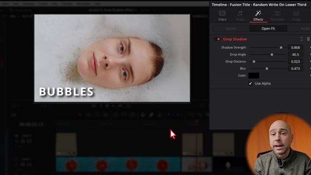DROP SHADOW Effect in DaVinci Resolve 17 смотреть онлайн