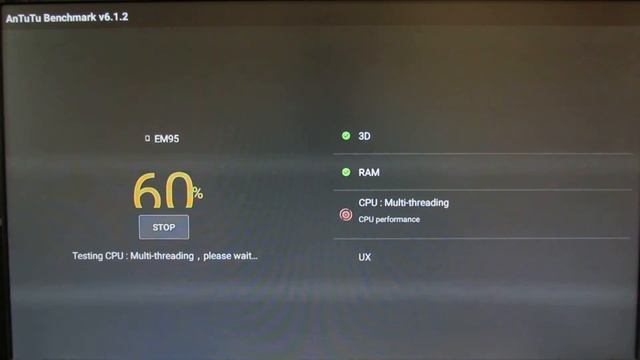 Antutu Benchmark 6.1.2 result on Eny EM95 Smart TV Box смотреть онлайн