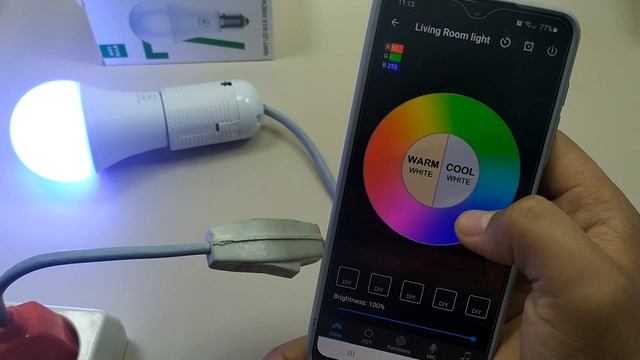 مصباح ذكي متعدد الألوان يدعم الوايفاي Mezone Smart WiFi Light Bulb смотреть онлайн