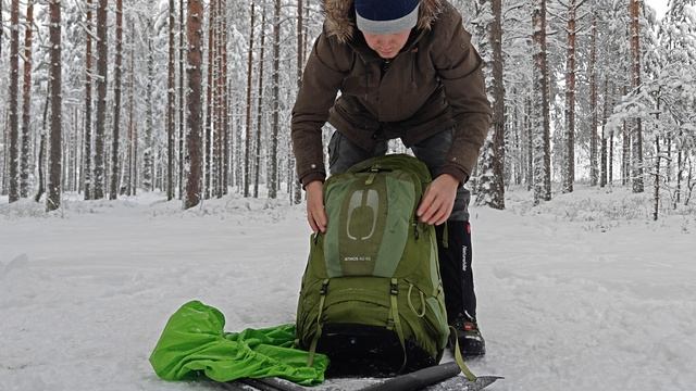 Обзор рюкзака Osprey Atmos AG 65 для горного туризма. смотреть онлайн