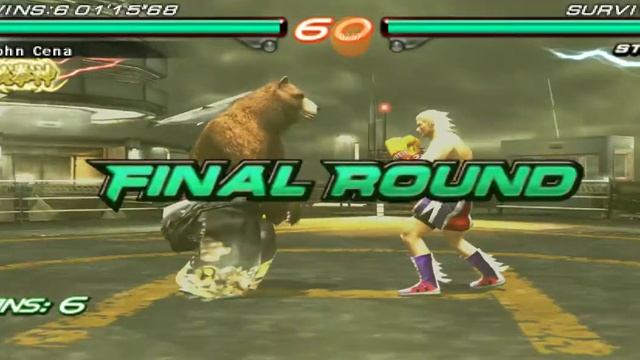 Tekken 6 Kuma (Survival) Gameplay смотреть онлайн