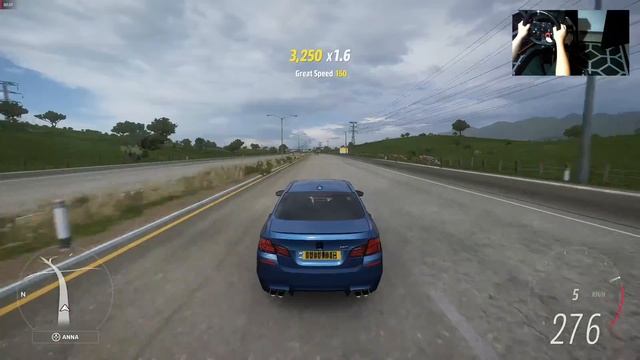 Forza Horizon 5 Logitech G29 Bmw M5 F10 drift and speeding смотреть онлайн