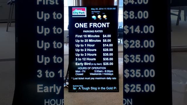 parking digital signage смотреть онлайн