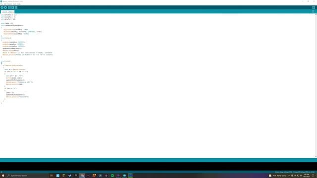 Coding Using Arduino Mega 2560