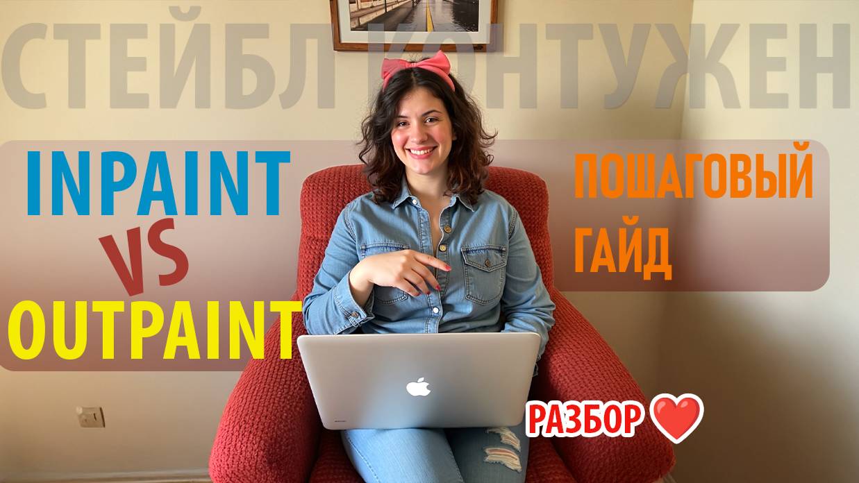 InPaint и OutPaint в ComfyUI - Базовые техники для перерисовки 🎨