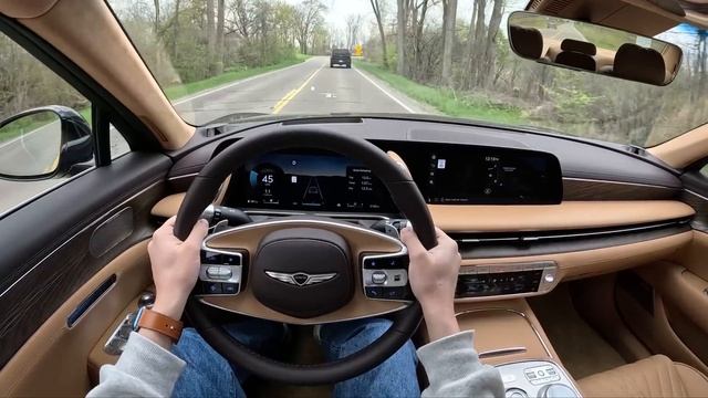 2024 Genesis G90 3.5T E-Supercharger - POV Test Drive (Binaural Audio) смотреть онлайн
